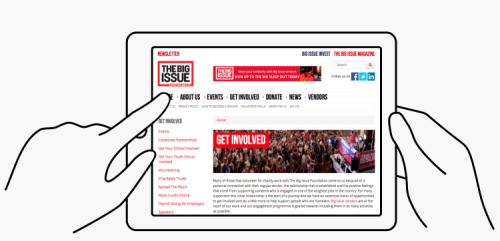 Digital marketing training for The Big Issue