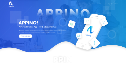APPINO! - A Perfect Mobile App Landing Page