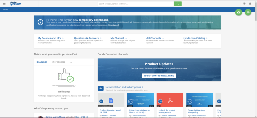 Enterprise class E-Learning platform