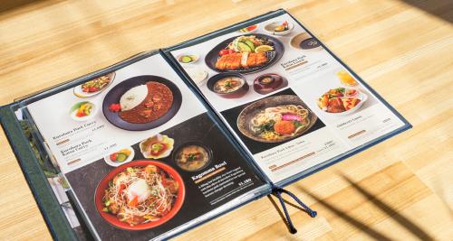 Menus for Sengan-en, a UNESCO World Heritage Site