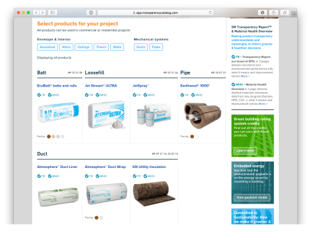 Sustainable Building Material Configurator