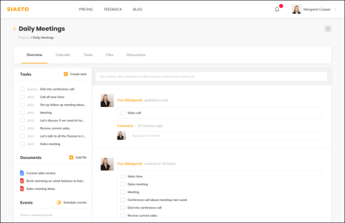 Siasto | Collaboration and Project Management Software