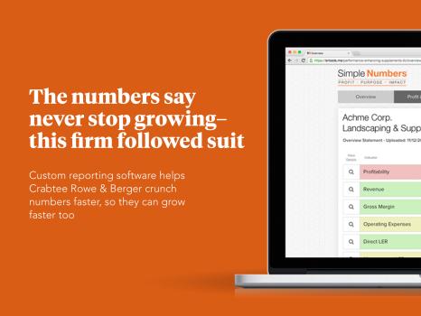 Custom software saves accounting firm thousands of hours internally–helps them work smarter and earn more