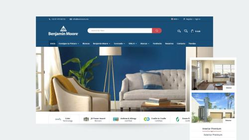 Shopify Store for Benjamin Moore Mexico