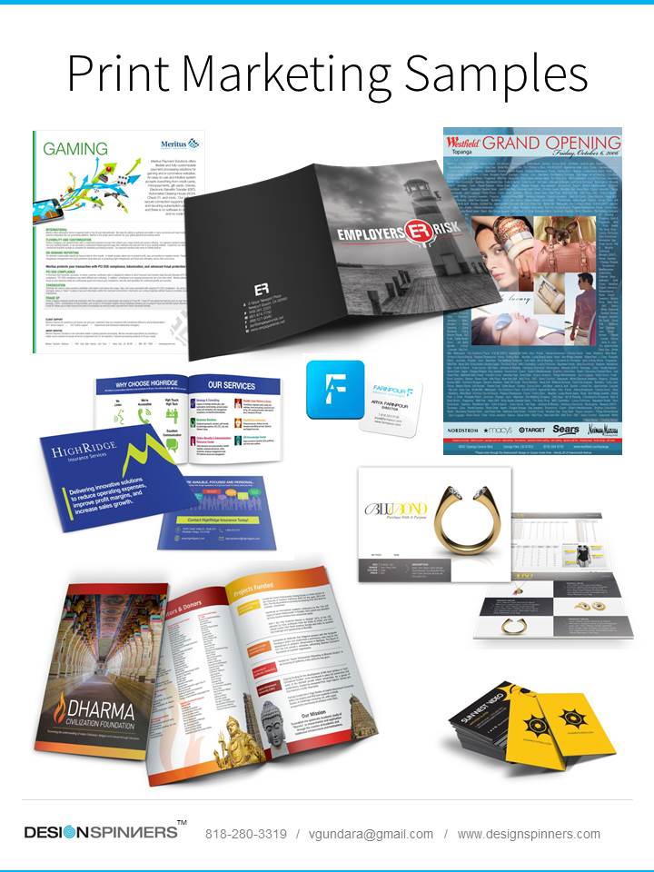Design Spinners Print Marketing Materials