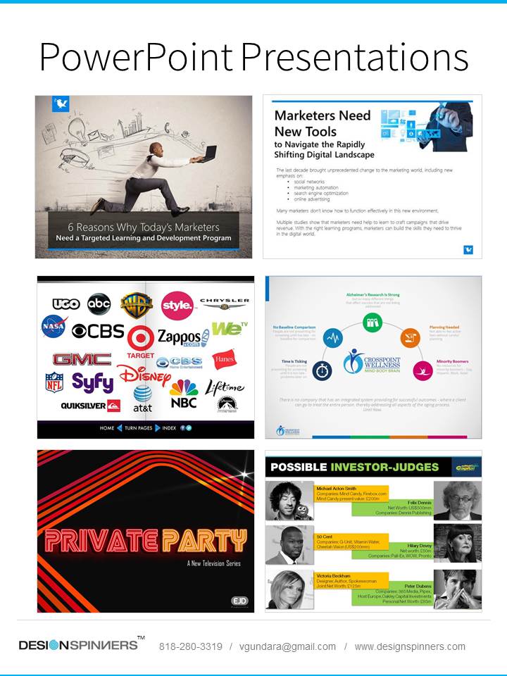 Design Spinners Presentations
