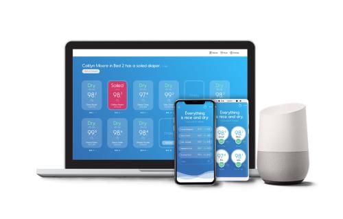 Smart Diapers Mobile and Web Apps compatible with Virtual Assistant