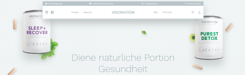 Vigonation.de - eCommerce project