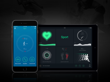 Sport Headphones Control Application