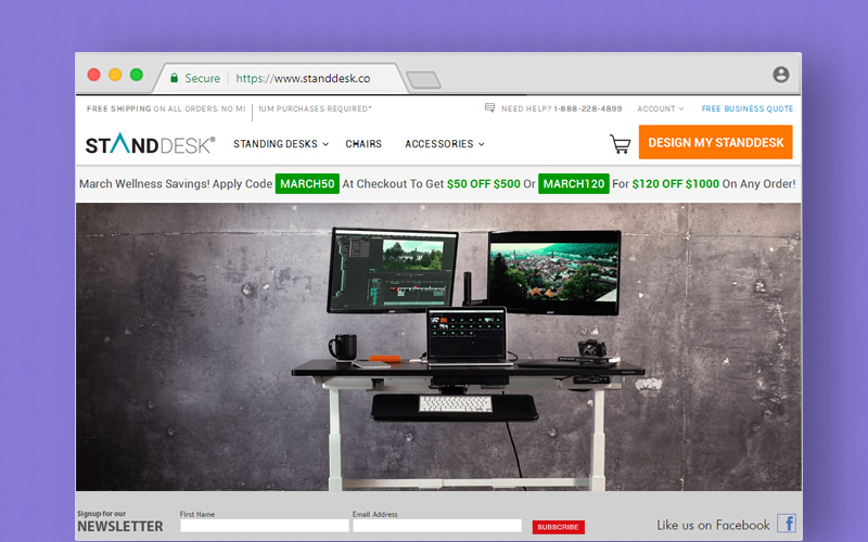 Standesk - Ecommerce store