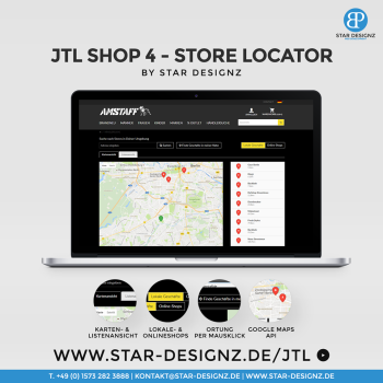 Storelocator Plugin for JTL Shop 4
