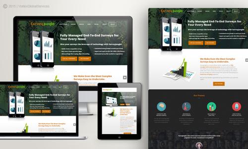 Web Survey SaaS Website for a Leading Research Firm