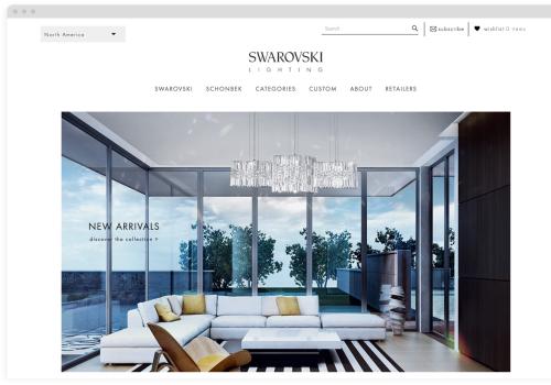 Swarovski Lighting: Custom Functionality for a Bespoke Brand