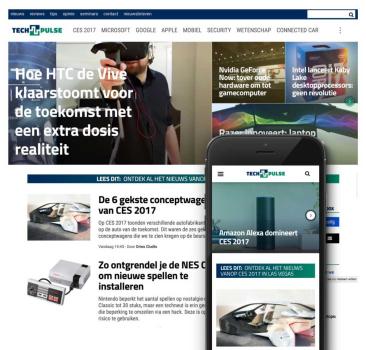 TECHPULSE.be redesign & migration to new CMS