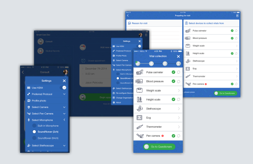 UX/UI design for medical mobile and web app
