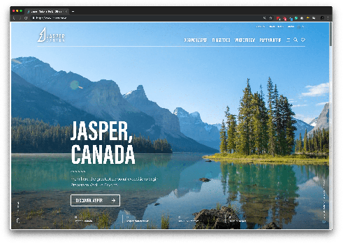 Tourism Jasper Website
