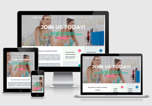Shelley Shumas Fitness - Affordable Web Design