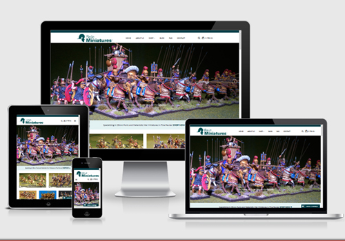 Affordable eCommerce Website Design - Relic Miniatures