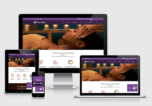 Advance Business Website Design Vancouver - Lucina Therapy