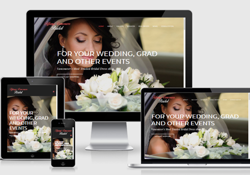Website Redesign Project - Tiffanys Vancouver Bridal