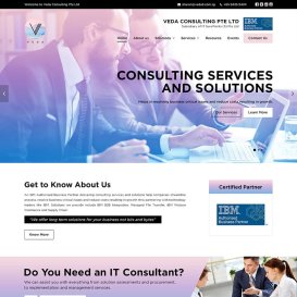 Website Design For Consulting services - Awebstar