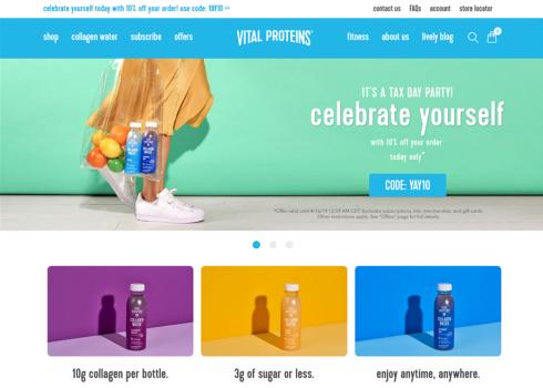 Vital Proteins | Shopify Theme Design + Development