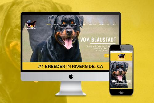 Web Design Riverside - Vom Bläustadt Rottweilers
