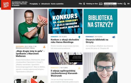 WOJEWODZKA I MIEJSKA BIBLIOTEKA PUBLICZNA -  WEBSITE