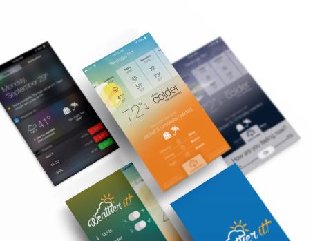 Weather It!, iOS app that learns your feelings