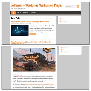 Article Syndication Wordpress Plugin