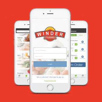 Winder Farms - A grocery app that ensures scheduled delivery of farm fresh products right at your doorstep.