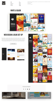 Website Design - White and Black