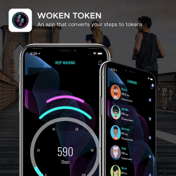 Woken Token - An app that converts your steps to tokens