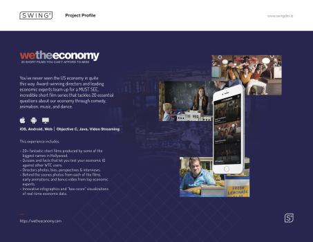 We the Economy Project Profile
