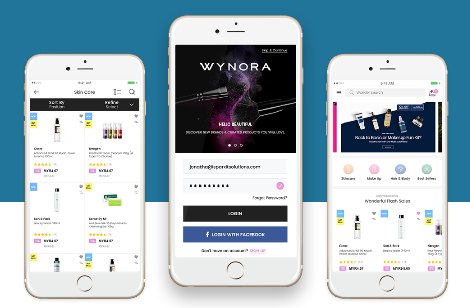 Wynora - Skin Products App