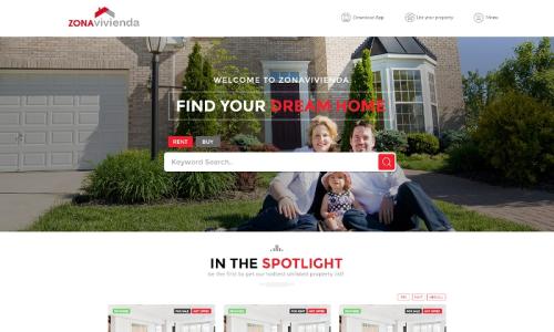 Zonavivienda Web and Mobile App Development